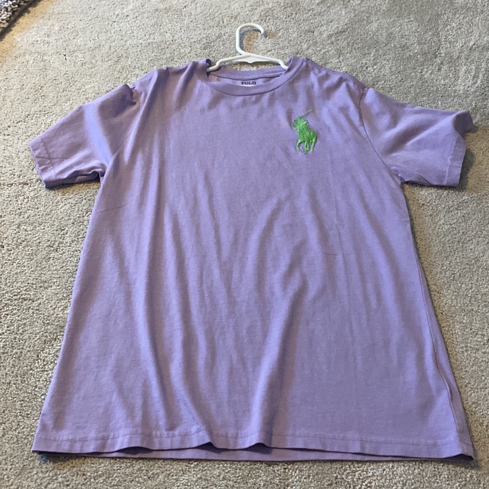 Ralph Lauren purple boys shirt